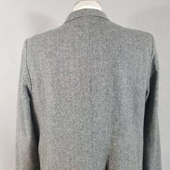 Pendleton Suit womens 18 Gray Herringbone Jacket Pants Luxury Wool vintage - Picture 10 of 16